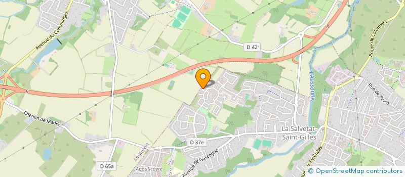 localisation de l'entreprise ASFAUX SOIGNET  LA SALVETAT-SAINT-GILLES