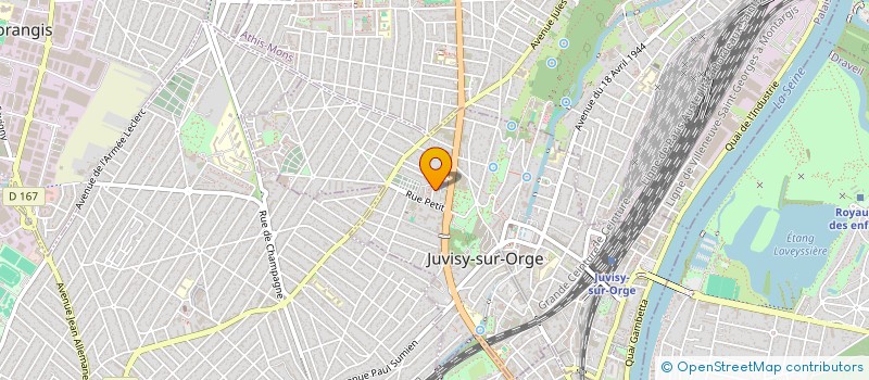 localisation de l'entreprise ASFAZY à JUVISY-SUR-ORGE