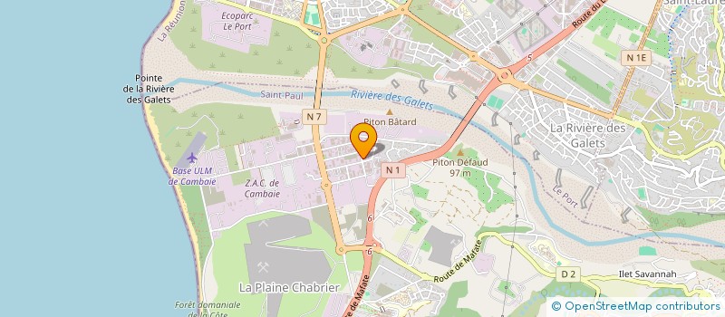 localisation de l'entreprise ASFER à SAINT-PAUL