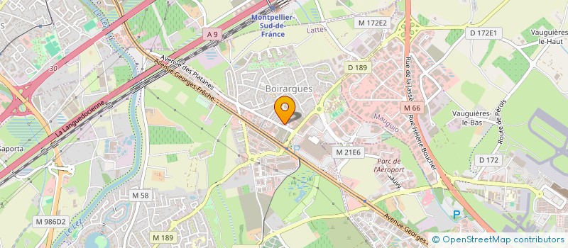 localisation de l'entreprise ASFI à LATTES