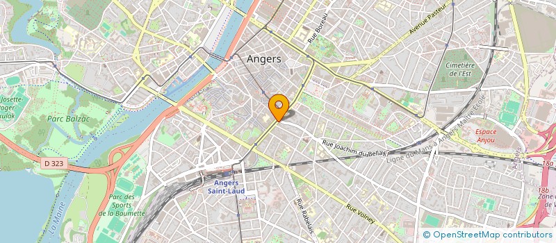 localisation de l'entreprise ASFI CONSEIL à ANGERS