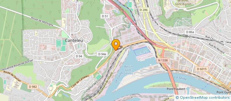 localisation de l'entreprise ASFJS  ROUEN