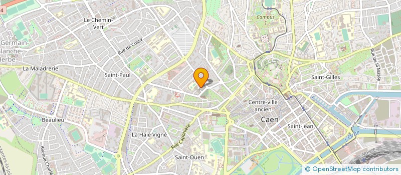 localisation de l'entreprise ASFOBAT à CAEN