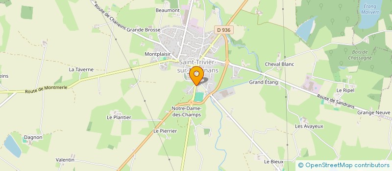 localisation de l'entreprise ASFP  SAINT-TRIVIER-SUR-MOIGNANS