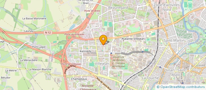 localisation de l'entreprise ASFT  RENNES