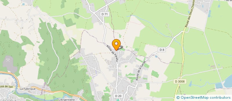 localisation de l'entreprise ASG  BOEN-SUR-LIGNON