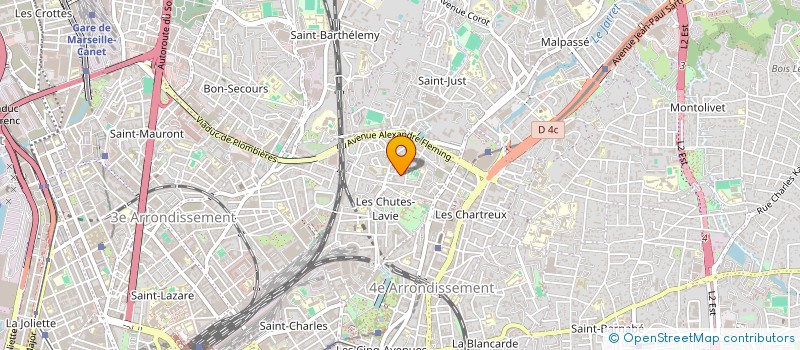 localisation de l'entreprise ASG à MARSEILLE