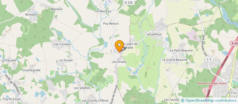 localisation de l'entreprise ASG à CHAPTELAT