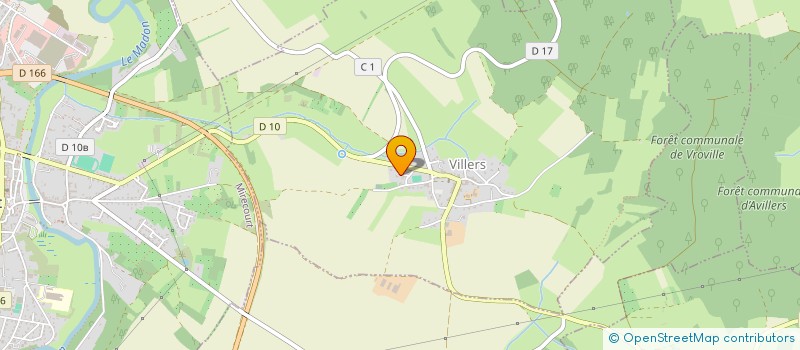 localisation de l'entreprise ASG CONSEIL à VILLERS