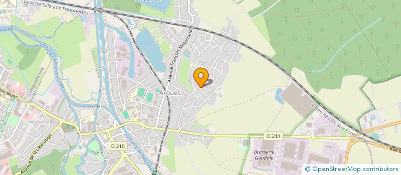 localisation de l'entreprise ASG DISTRIBUTION à ARQUES