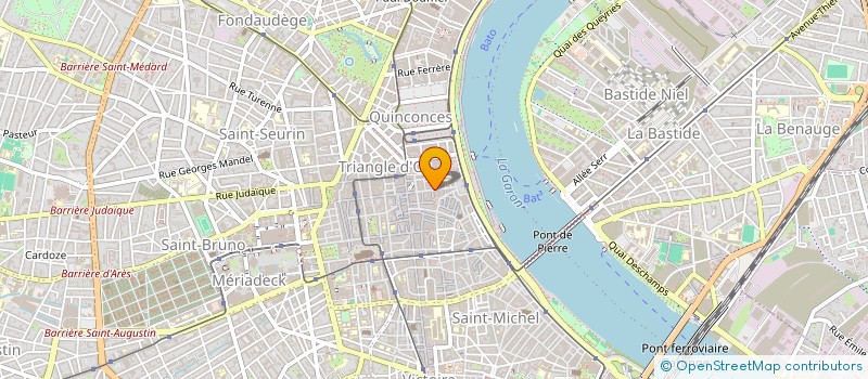 localisation de l'entreprise ASG GROUP à BORDEAUX