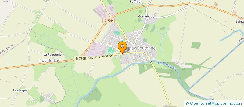 localisation de l'entreprise ASG MOTOCULTURE  TONNAY-BOUTONNE