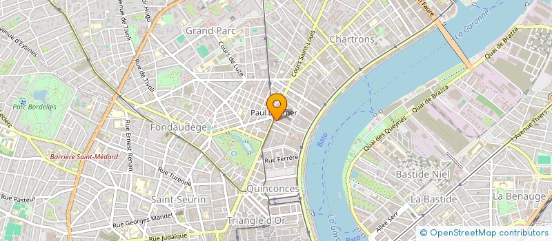 localisation de l'entreprise ASG RESTAURATION  BORDEAUX