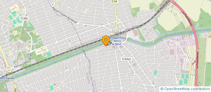 localisation de l'entreprise ASG SAMO  VILLEPARISIS