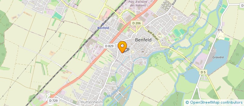 localisation de l'entreprise ASGARD  BENFELD