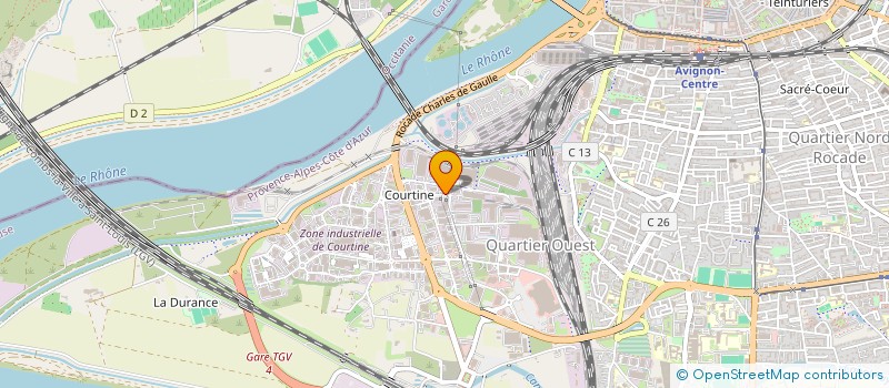 localisation de l'entreprise ASGARD  AVIGNON