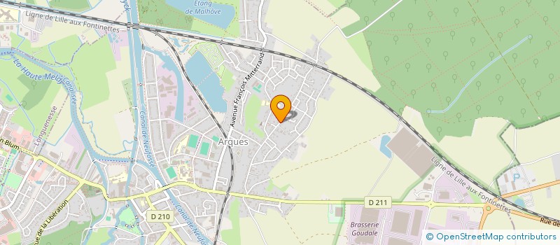 localisation de l'entreprise ASGARD  ARQUES