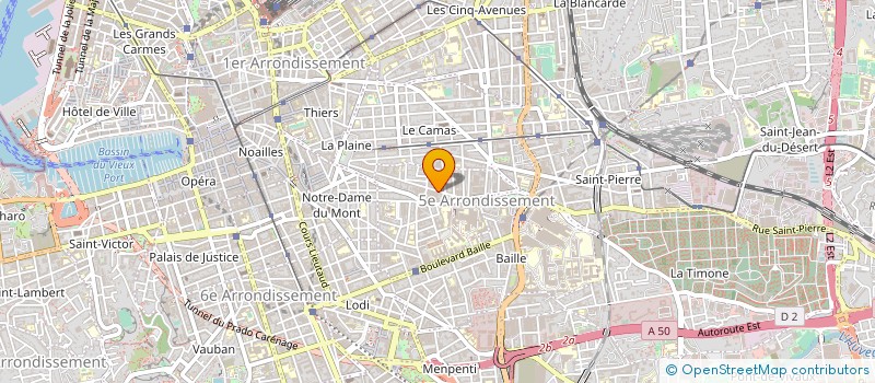 localisation de l'entreprise ASGARD CENTRE à MARSEILLE