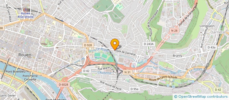 localisation de l'entreprise ASGARD COURTAGE à ROUEN