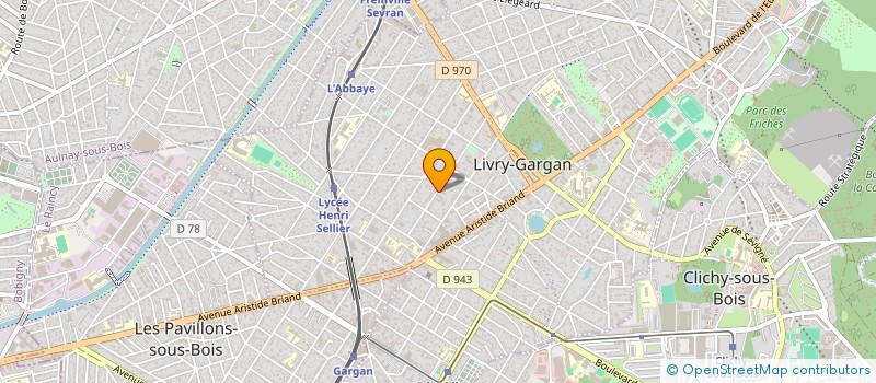 localisation de l'entreprise ASGD IMMOBILIER à LIVRY-GARGAN
