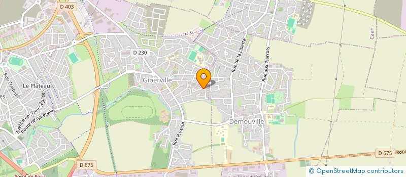 localisation de l'entreprise ASGIBAD ASSOCIATION SPORTIVE GIBERVILLAISE DE BADMINTON  GIBERVILLE