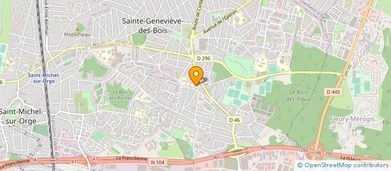 localisation de l'entreprise ASGIL  OLLAINVILLE