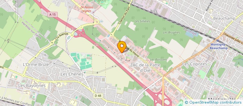 localisation de l'entreprise ASGM à HERBLAY-SUR-SEINE