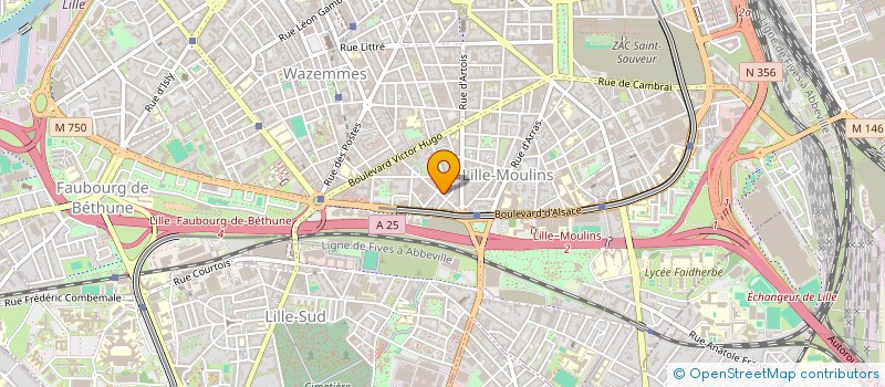 localisation de l'entreprise ASGN CONSEIL à LILLE