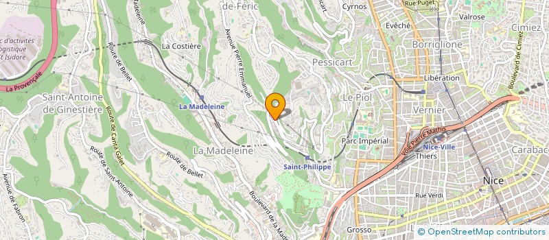 localisation de l'entreprise ASGOP à NICE