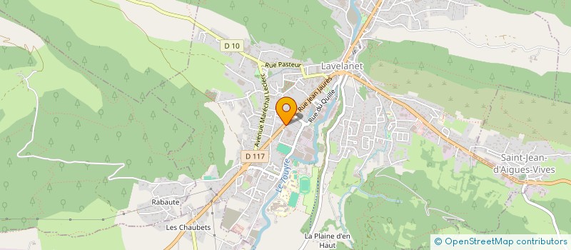 localisation de l'entreprise ASGUI IMMO à LAVELANET