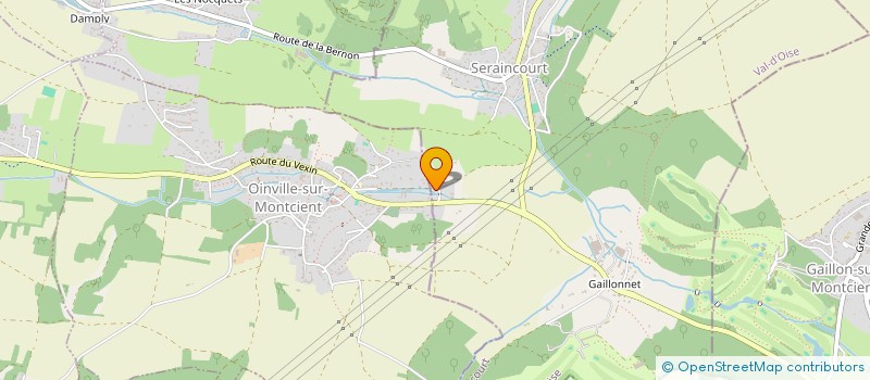 localisation de l'entreprise ASH  SERAINCOURT