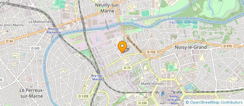 localisation de l'entreprise ASH à NOISY-LE-GRAND