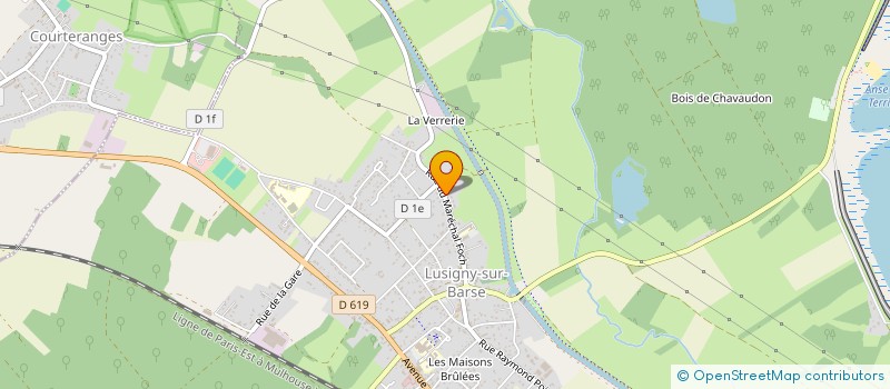 localisation de l'entreprise ASH  LUSIGNY-SUR-BARSE