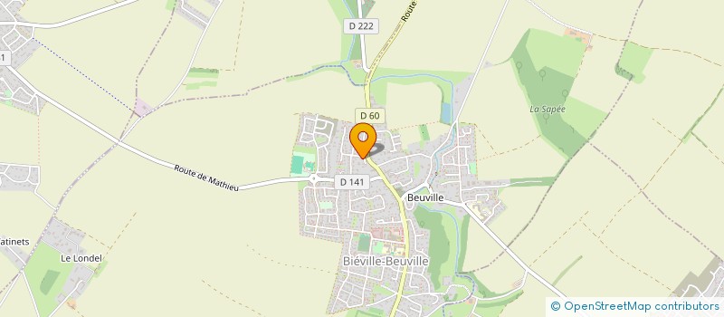 localisation de l'entreprise ASH  BIEVILLE-BEUVILLE