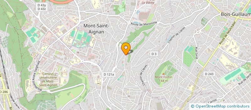 localisation de l'entreprise ASH ARCHITECTES  MONT-SAINT-AIGNAN