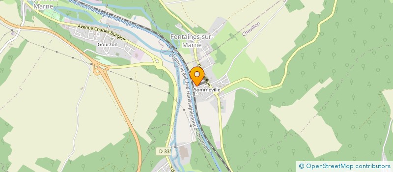 localisation de l'entreprise ASH-COOP à FONTAINES-SUR-MARNE