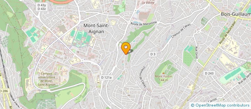 localisation de l'entreprise ASH LIVING à MONT-SAINT-AIGNAN