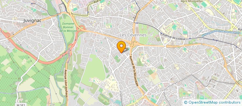 localisation de l'entreprise ASH NETWORK à MONTPELLIER