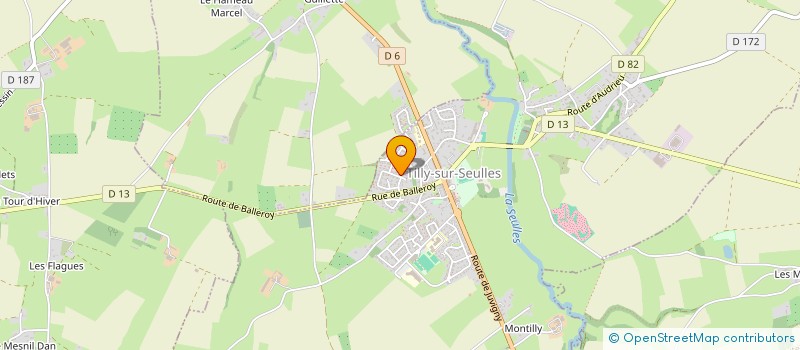 localisation de l'entreprise ASH & ROX  TILLY-SUR-SEULLES