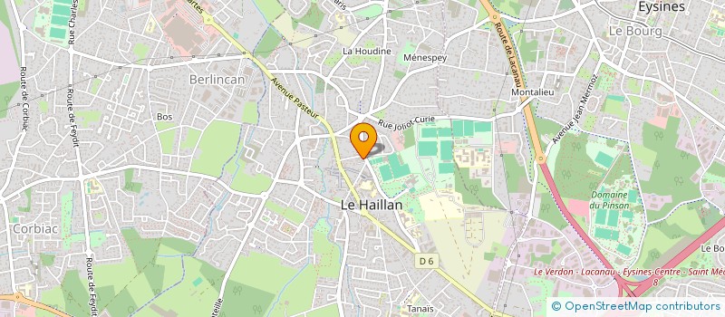 localisation de l'entreprise ASH SPORTS ET LOISIRS à LE HAILLAN