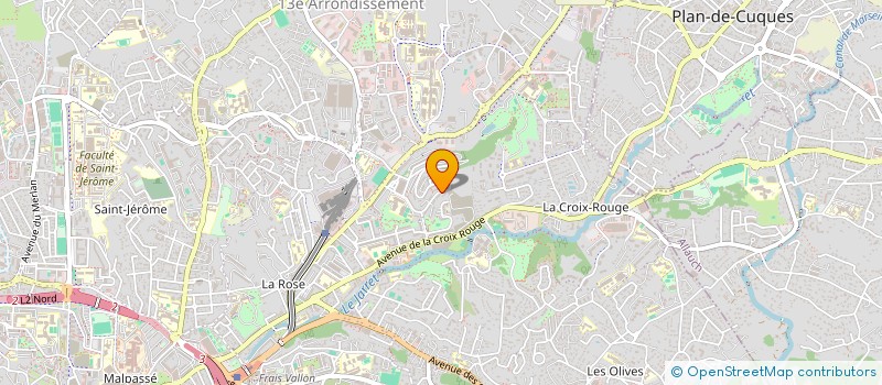 localisation de l'entreprise ASH TRANSPORT à MARSEILLE