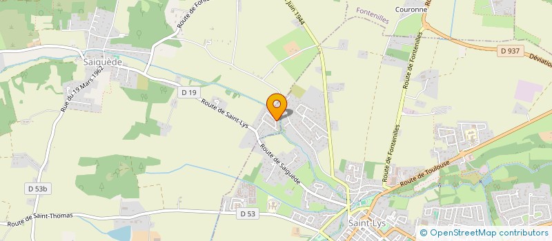 localisation de l'entreprise ASH'UP  SAIGUEDE