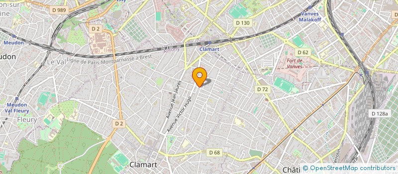 localisation de l'entreprise ASHA à CLAMART