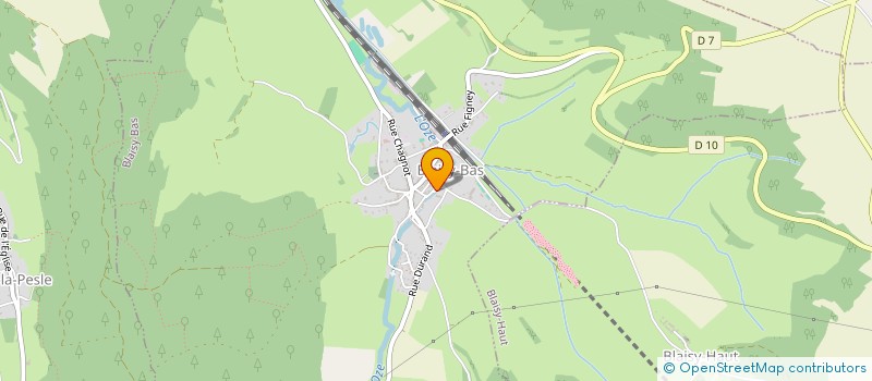 localisation de l'entreprise ASHA-TP  BLAISY-BAS