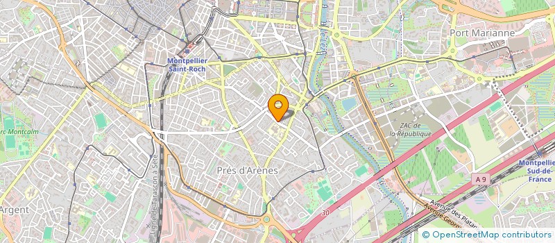 localisation de l'entreprise ASHADAH à MONTPELLIER
