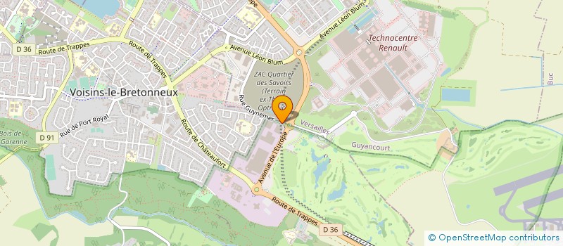 localisation de l'entreprise ASHE à MAGNY-LES-HAMEAUX