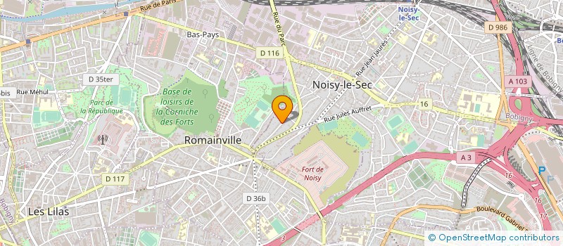 localisation de l'entreprise ASHEO à NOISY-LE-SEC
