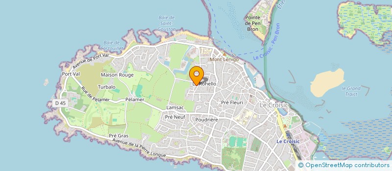 localisation de l'entreprise ASHERA  LE CROISIC