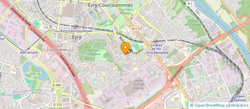 localisation de l'entreprise ASHFAQ à EVRY-COURCOURONNES