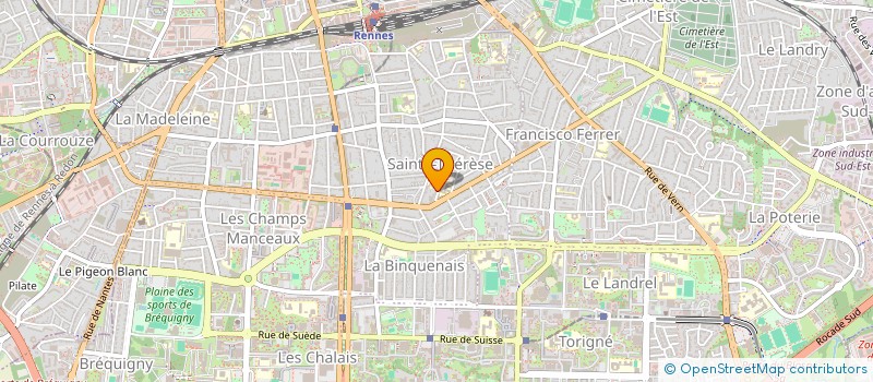 localisation de l'entreprise ASHFORD & CO  RENNES